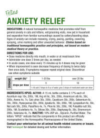 HomeoPet Feline Anxiety Relief Box Back
