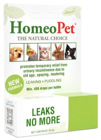 HomeoPet Leaks No More