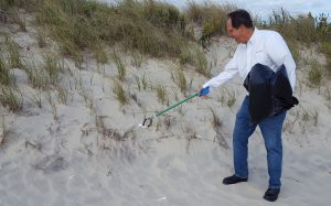 Paul spots some rubbish!