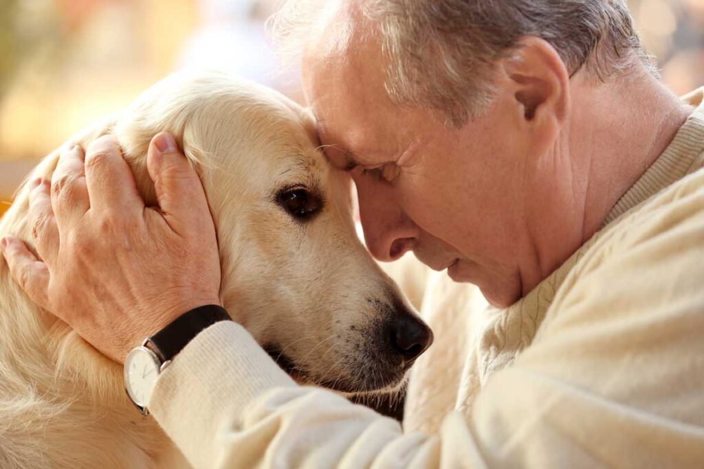 older-man-with-dog